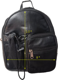 Genuine Leather Lambskin Backpack Sling Body Bag #2004