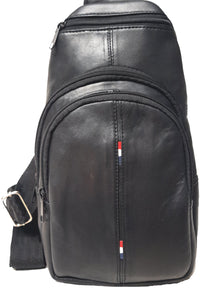 Genuine Leather Shoulder Sling Body Bag #2226