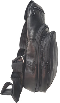 Genuine Leather Shoulder Sling Body Bag #2226