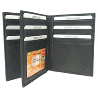 Genuine Leather Lambskin Large Card Wallet #4105-C