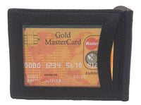Genuine Leather Lambskin Men's Wallet with Bill Clip #4257