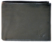 Genuine Lambskin Leather Men's Wallet with 2 ID,12 Card Slots #4287