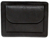 Genuine Leather Cowhide Leather Slim Card Wallet  #4529