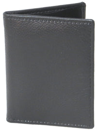 Genuine Cowhide Leather Badge RFID Wallet for Firefighters, Police #4682R