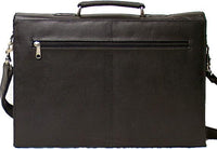 Genuine Cowhide Leather Executive Legal / Portfolio Bag BLACK # 9501