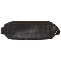 Genuine Leather Lambskin Flat Fanny Bag / Belt Pouch #3035