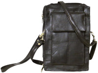 Genuine Leather Lambskin Shoulder Organizer Messenger Bag #3118