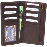 Genuine Leather Lambskin Men's Coat Breast Card Wallet #4108