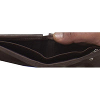 Genuine Cowhide Leather Men's RFID Wallet #4507-L