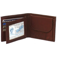 Genuine Cowhide Leather Men's RFID Wallet #4543R