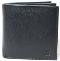 Genuine Cowhide Leather 11 Cards, 1 ID, 2 Change Pockets RFID Wallet #4605R